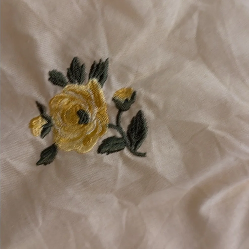 Laura Ashley twin yellow & periwinkle blue Floral Bedding 3 piece set